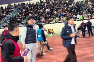 記者牛志明：澤卡、馬德魯加、陳澤仕和彭嘯都來(lái)看齊魯超賽了