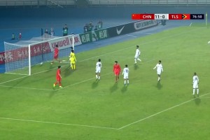 頭球爆扣！張君豪底線傳中，趙松源破門