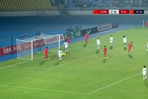 王賀毅暴力突破橫敲，帥惟浩搶射破門