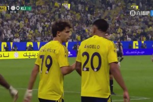 勝利打破僵局！安吉洛傳中助攻，菲利克斯推射破門(mén)！