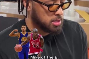 預(yù)計戰(zhàn)績77勝5負！CC評歷史最強陣容：庫里喬丹科比詹姆斯鯊魚！