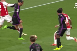 薩卡破門特羅薩德扳平！23-24賽季阿森納主場(chǎng)2-2戰(zhàn)平拜仁！