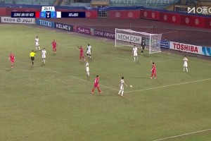 嚴(yán)重誤判！河內(nèi)公安獲得點(diǎn)球，張健智撲出河內(nèi)公安點(diǎn)球