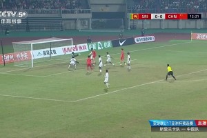 U16國足1-0領(lǐng)先！趙松源狀態(tài)火熱??，門前亂戰(zhàn)破門