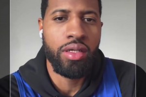 好球員！保羅-喬治發(fā)視頻為中國(guó)香港火災(zāi)事件祈禱！