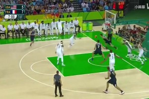 面無表情的投籃機(jī)器！奧運(yùn)名場面：克萊無解三分轟死法國男籃！