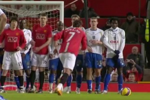 C羅巔峰電梯球堪稱無解！弗格森：這球不可能有門將能撲出！