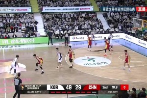 半場(chǎng)領(lǐng)先23分！韓國5號(hào)邊俊亨強(qiáng)吃張鎮(zhèn)麟，壓哨高難度三分！