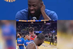 原來追夢兒子還是切特的粉絲，昨日雷勇賽后，跑去和切特見面