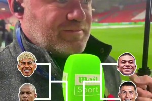 大羅力壓梅西和內(nèi)馬爾！魯尼：大羅是有史以來最好的金童！