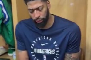 明天背靠背打火箭！濃眉賽后表示：我的膝蓋沒事~