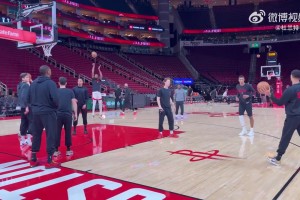 有點(diǎn)像杜蘭特了？小賈巴里-史密斯賽前訓(xùn)練投籃