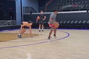 這賽季三分還是沒起色??！阿門休賽期投籃居然還有這樣練的