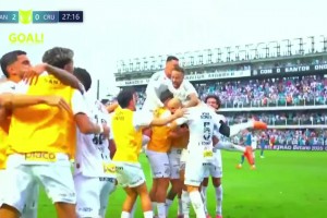 【集錦】巴甲-內(nèi)馬爾首發(fā) 桑托斯3-0克魯塞羅3連勝保級(jí)成功