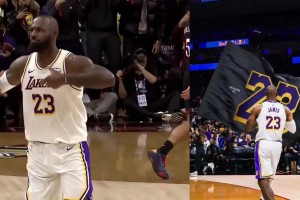 徐靜雨激情解說：詹姆斯依舊傳奇發(fā)揮，連對手球員都致以敬意！